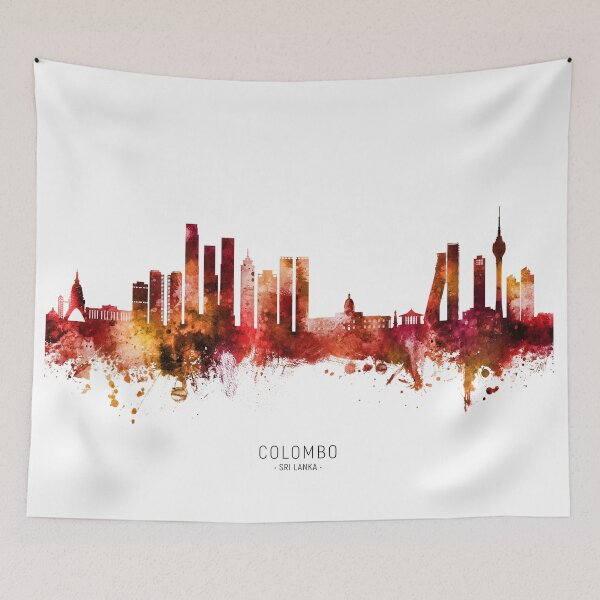Item preview, Colombo Sri Lanka Skyline designed and sold by ArtPrints.