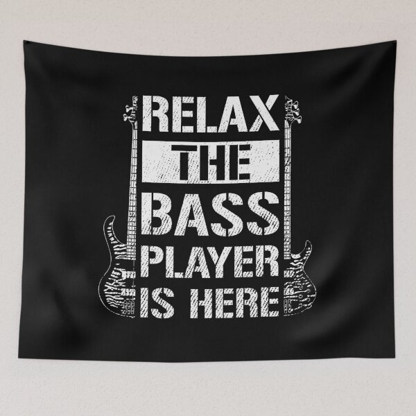 Item preview, Relax The Bass Player Is Here Funny Bass Guitar Gift designed and sold by shirti.