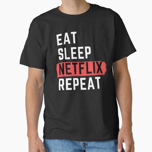 Artikel-Vorschau von Eat Sleep Netflix Repeat, designt und verkauft von m95sim.