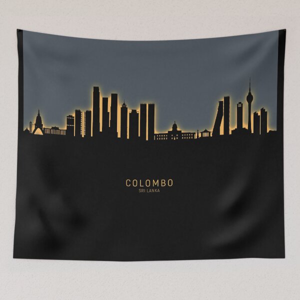 Item preview, Colombo Sri Lanka Skyline designed and sold by ArtPrints.