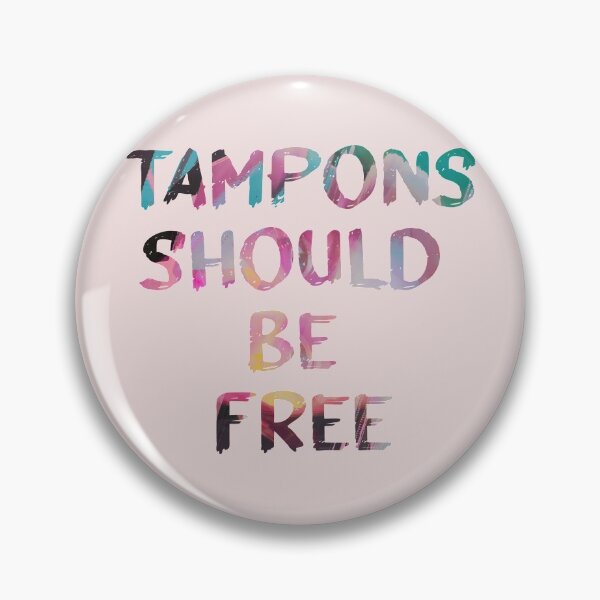 Item preview, Tampons Should Be Free Quote Glitch Art designed and sold by raspberry-tea.