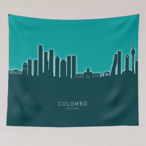 Item preview, Colombo Sri Lanka Skyline designed and sold by ArtPrints.
