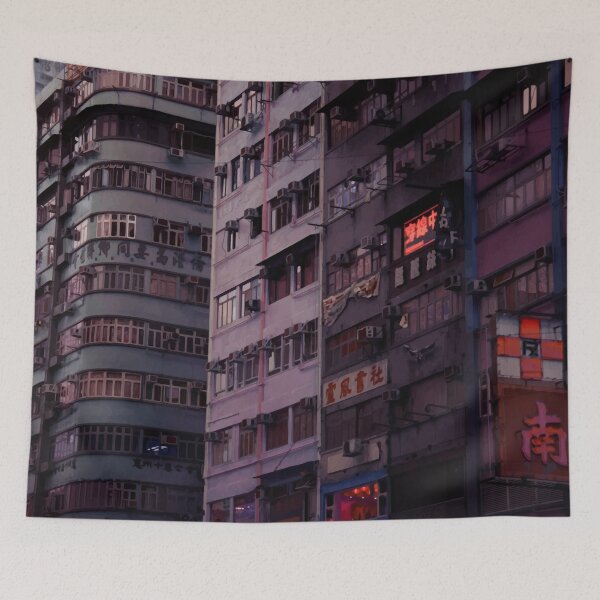 Item preview, Hong Kong Street ads designed and sold by PrMoonlessNight.