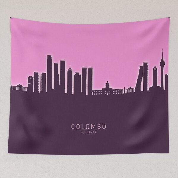 Item preview, Colombo Sri Lanka Skyline designed and sold by ArtPrints.