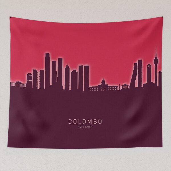 Item preview, Colombo Sri Lanka Skyline designed and sold by ArtPrints.