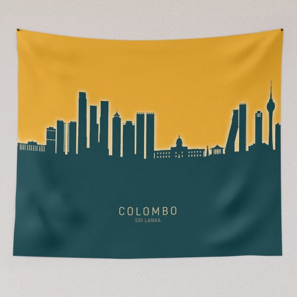 Item preview, Colombo Sri Lanka Skyline designed and sold by ArtPrints.