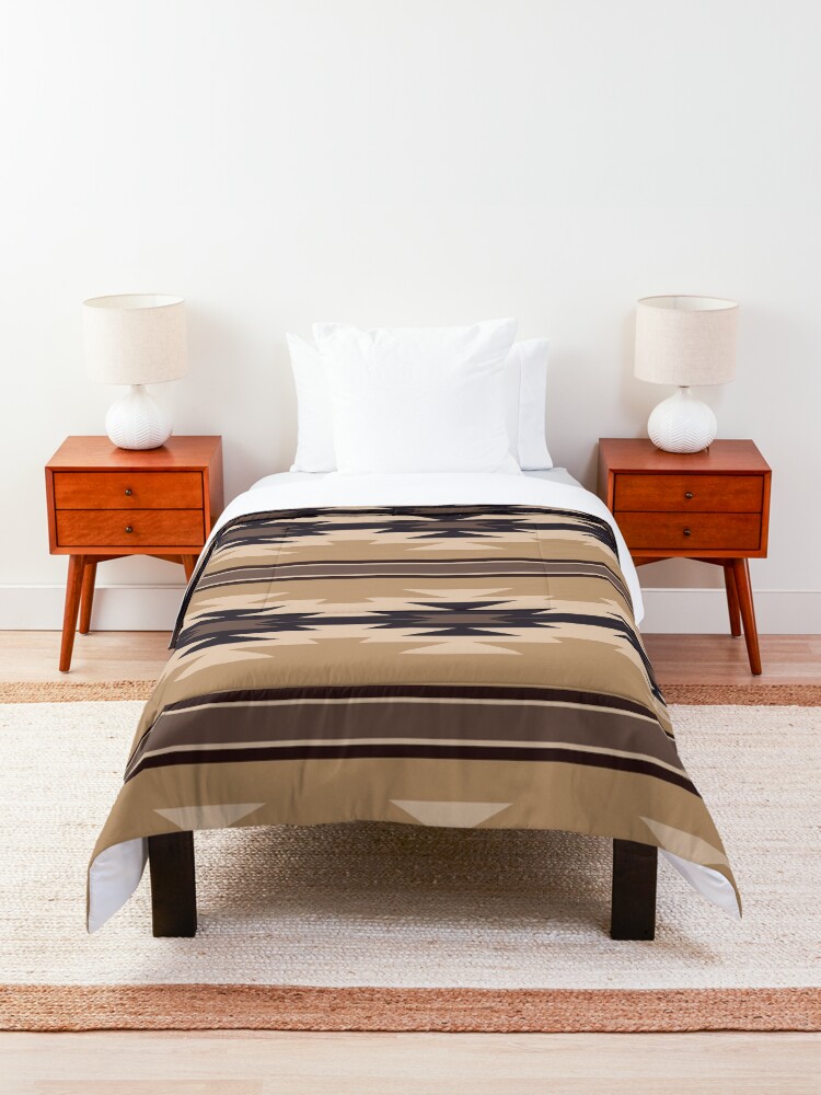 Alternate view of Navajo Cream And Black Comforter