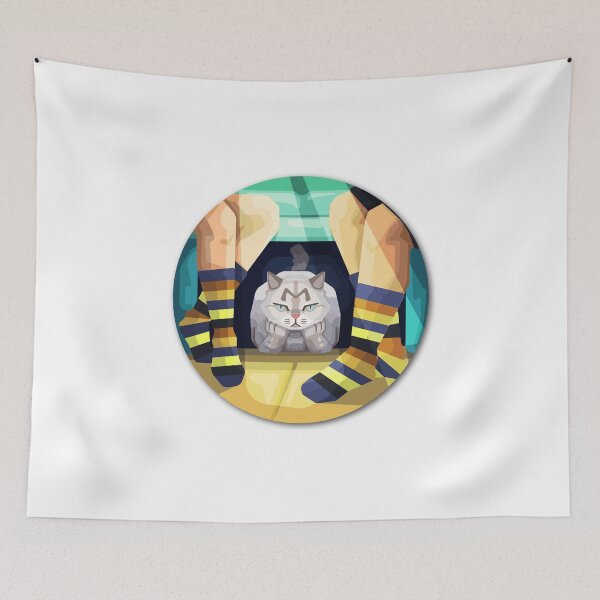 Item preview, Cat angry at us design designed and sold by DeoDude.