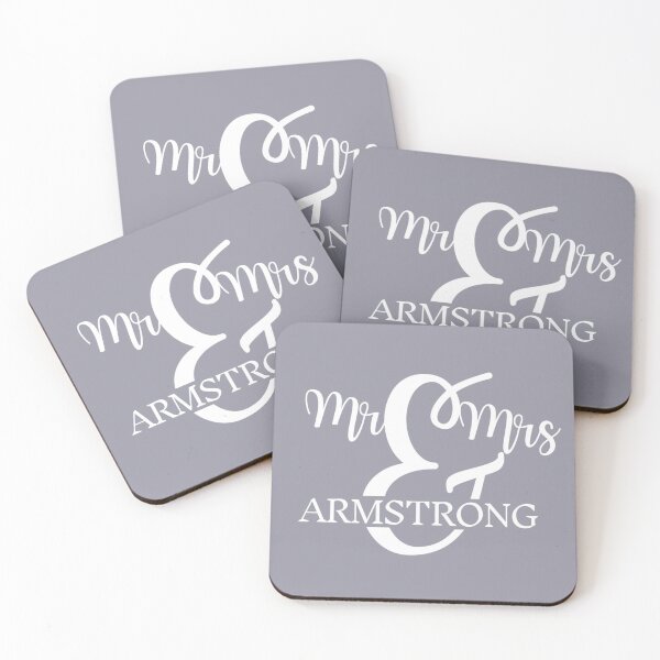 Item preview, Mr & Mrs ARMSTRONG | SILVER designed and sold by yourscotborders.