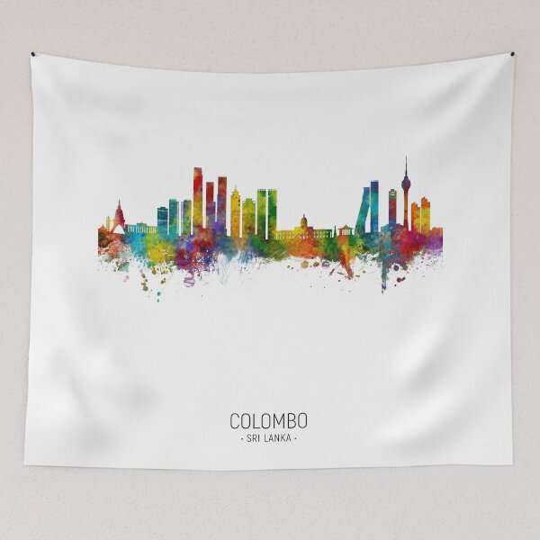 Item preview, Colombo Sri Lanka Skyline designed and sold by ArtPrints.