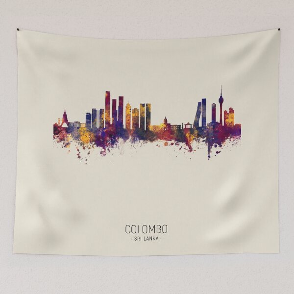 Item preview, Colombo Sri Lanka Skyline designed and sold by ArtPrints.