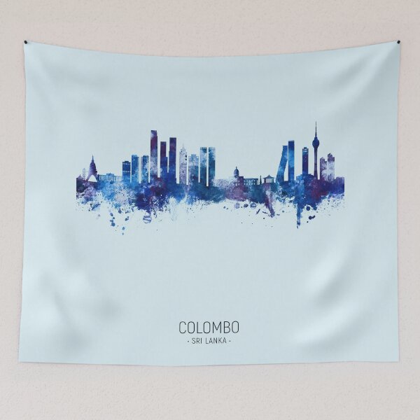 Item preview, Colombo Sri Lanka Skyline designed and sold by ArtPrints.