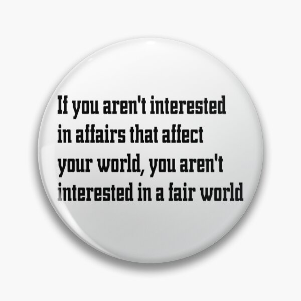 Item preview, A fair world designed and sold by PillowPuns.