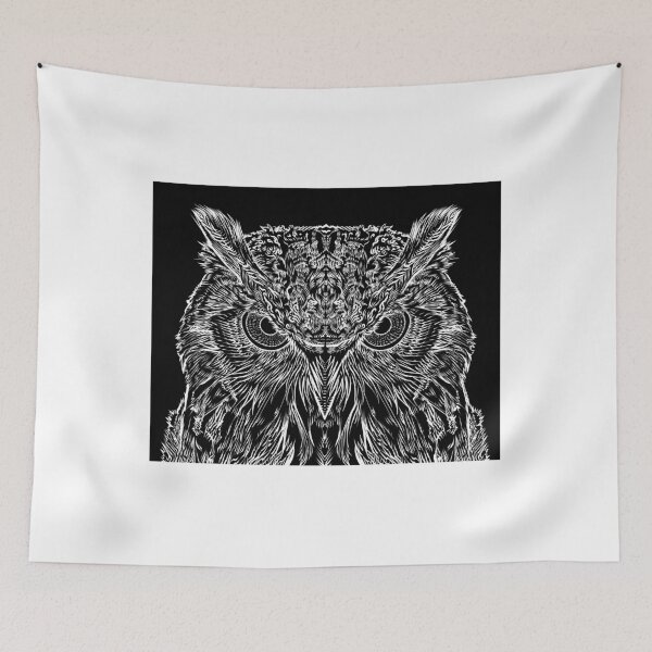 Item preview, OWL PEERING INTO THE NIGHT designed and sold by lautir.