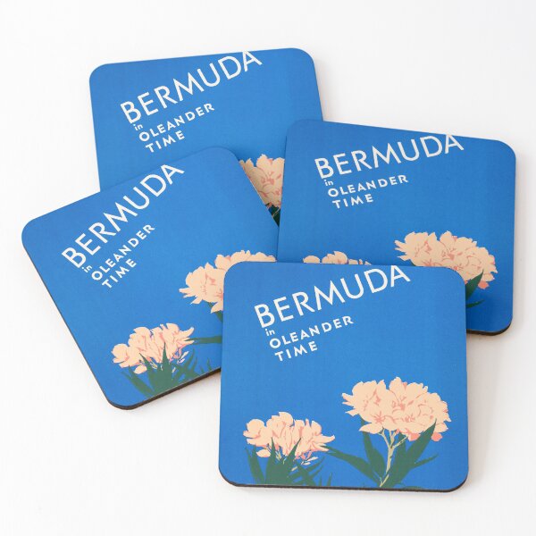 Item preview, BERMUDA in Oleander Time Holidays Vintage Travel Advertisement designed and sold by retroposters.
