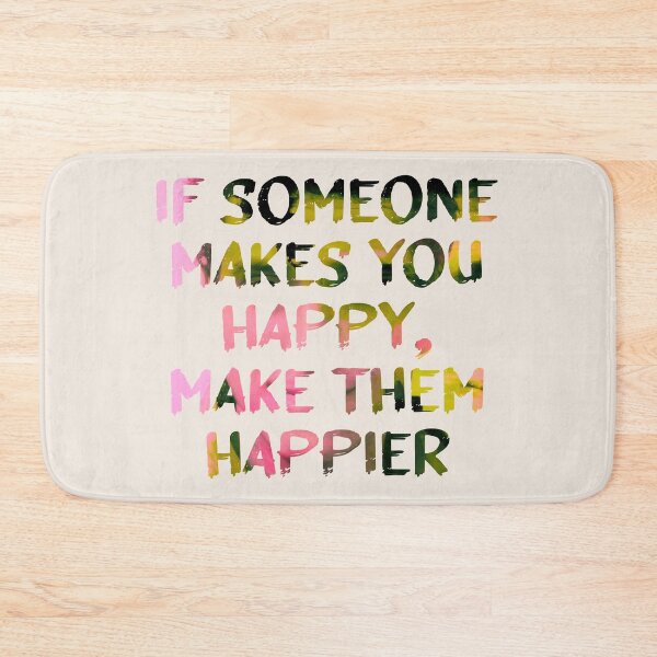 Item preview, Make Them Happier Quote Glitch Art designed and sold by raspberry-tea.