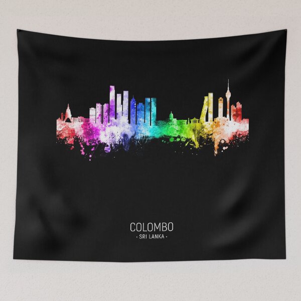 Item preview, Colombo Sri Lanka Skyline designed and sold by ArtPrints.