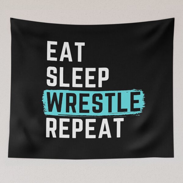 Item preview, Eat Sleep Wrestle Repeat designed and sold by m95sim.