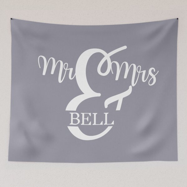 Item preview, Mr & Mrs BELL | SILVER designed and sold by yourscotborders.