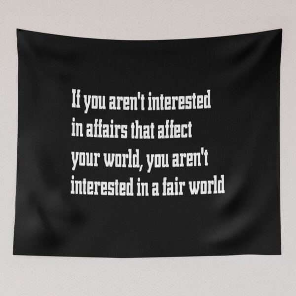 Item preview, A fair world designed and sold by PillowPuns.