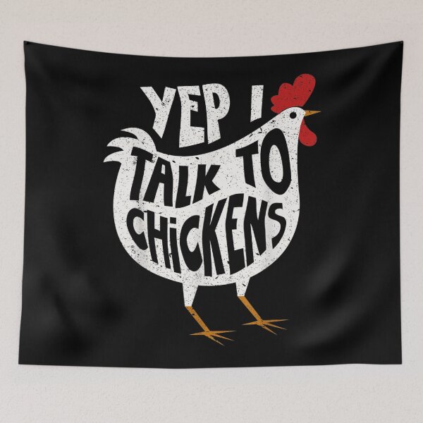 Item preview, Yep I Talk To Chickens Shirt  Cute Chicken Buffs  designed and sold by LuluWayne.