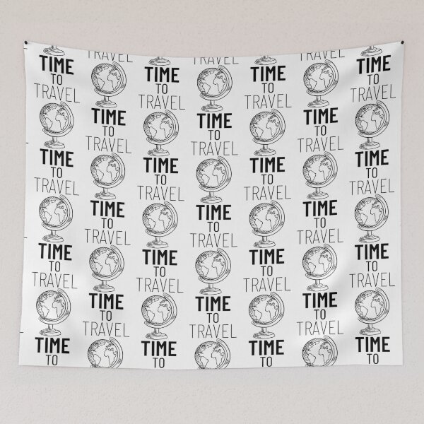 Item preview, Time to Travel - globe designed and sold by RIVEofficial.