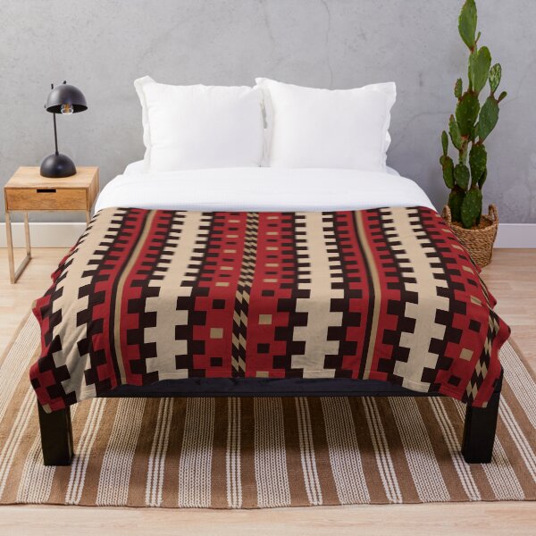 Item preview, Red Navajo Dazzling Pattern designed and sold by hellcom.