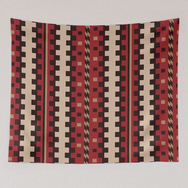Item preview, Red Navajo Dazzling Pattern designed and sold by hellcom.