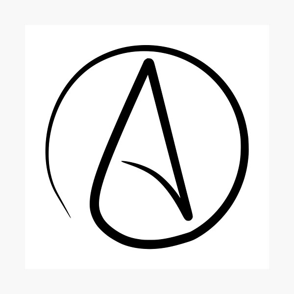 Item preview, Atheist designed and sold by rajaindra.