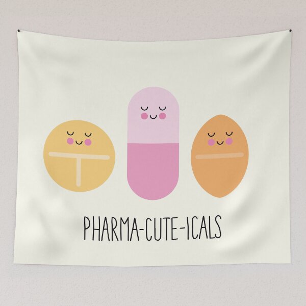 Item preview, Pharma-cute-icals pink designed and sold by Eenig.