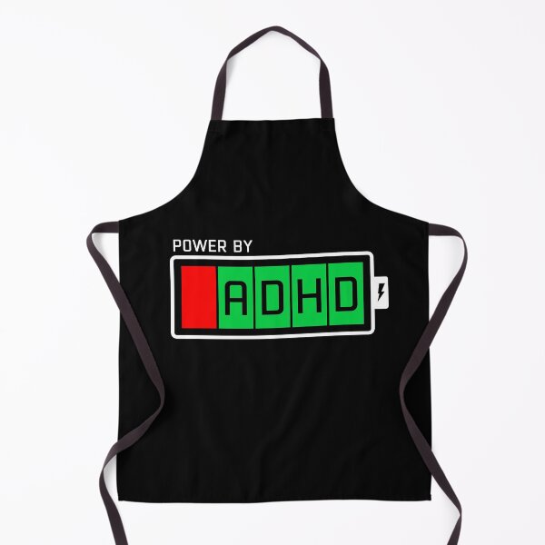 Item preview, Power by ADHD Funny Battery  designed and sold by Dolphin Graphic.