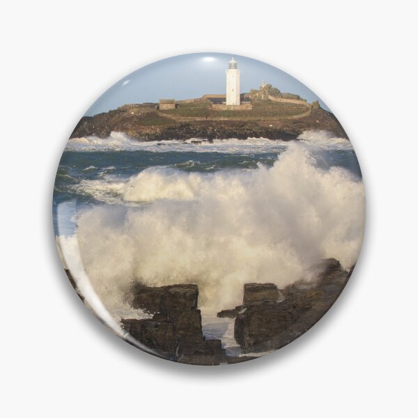 Item preview, Stormy sea at Godrevy designed and sold by bitm2007.