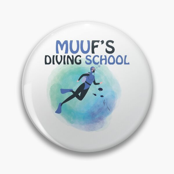 Artikelvorschau, Muufs Tauchschule "Scuba Diving Muff Diver School" entworfen und verkauft von bkjournaly2020.