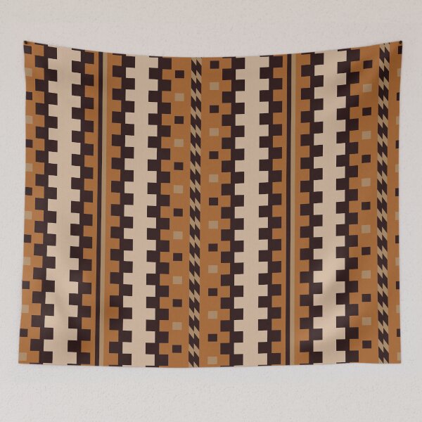 Item preview, Mustard Navajo Dazzling Pattern designed and sold by hellcom.