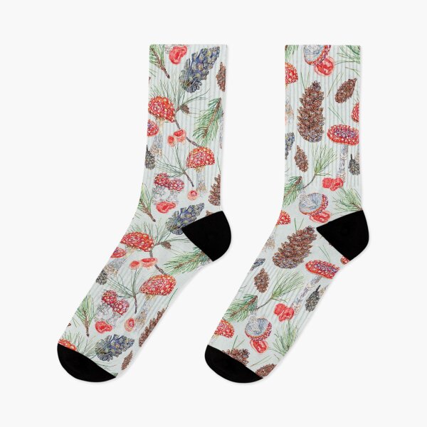 Item preview, Toadstools and Pine - Mint designed and sold by beccaboyce.