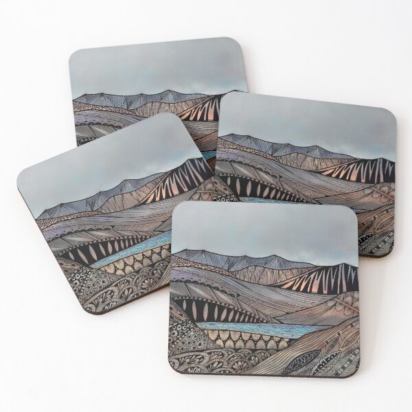 Item preview, Mountain landscape early morning  designed and sold by ahahdodo.