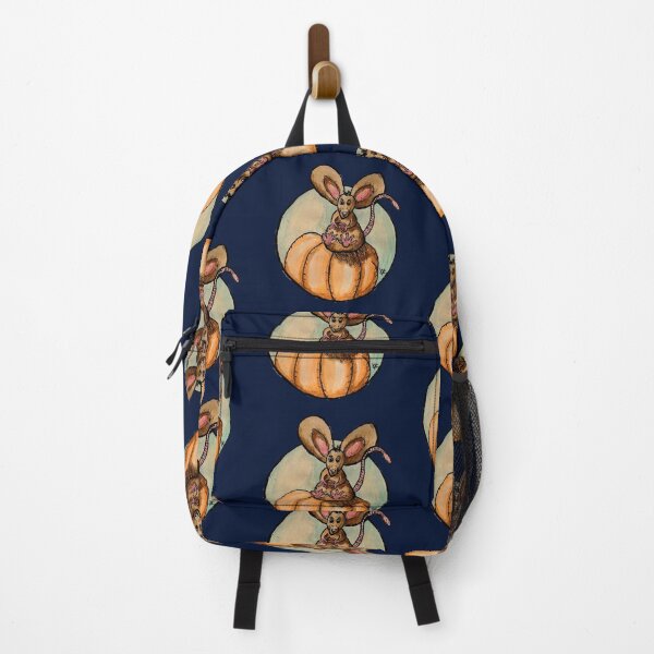 Item preview, Big-Eared Mouse On A Pumpkin designed and sold by MagicGnome47.