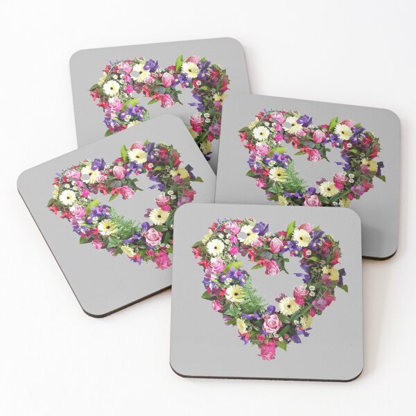 Item preview, Garden flower heart designed and sold by OllieandQuinn.