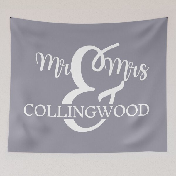 Item preview, Mr & Mrs COLLINGWOOD | SILVER designed and sold by yourscotborders.