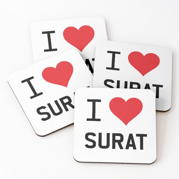 Item preview, I Love Surat designed and sold by mugify.