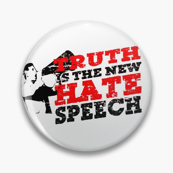 Item preview, MEGAPHONE MAN - TRUTH IS THE NEW HATE SPEECH designed and sold by sociographix.