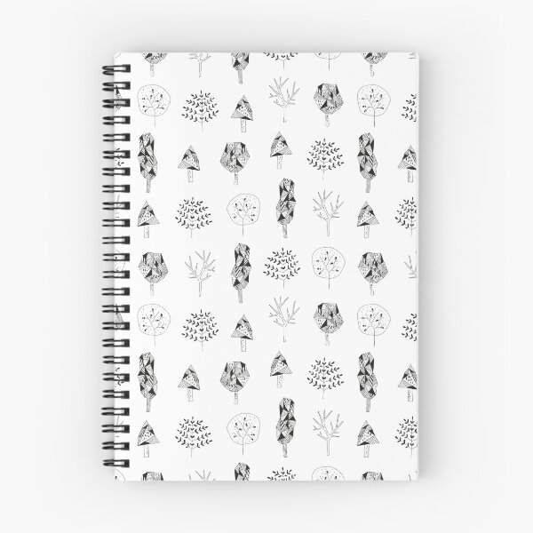 Item preview, cute hand drawn pattern with trees designed and sold by NineHomes.