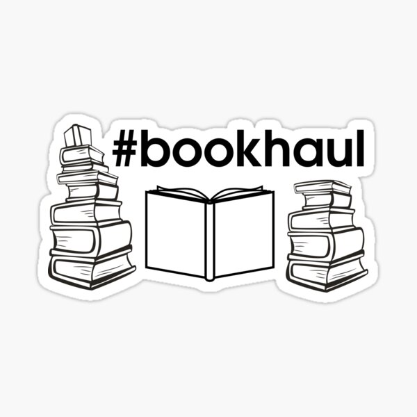 #bookhaul (hashtag bookhaul) Sticker
