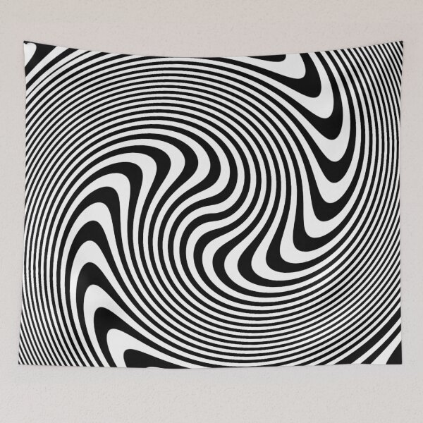 Item preview, Black and White Psychedelic designed and sold by Laura-Arbol.