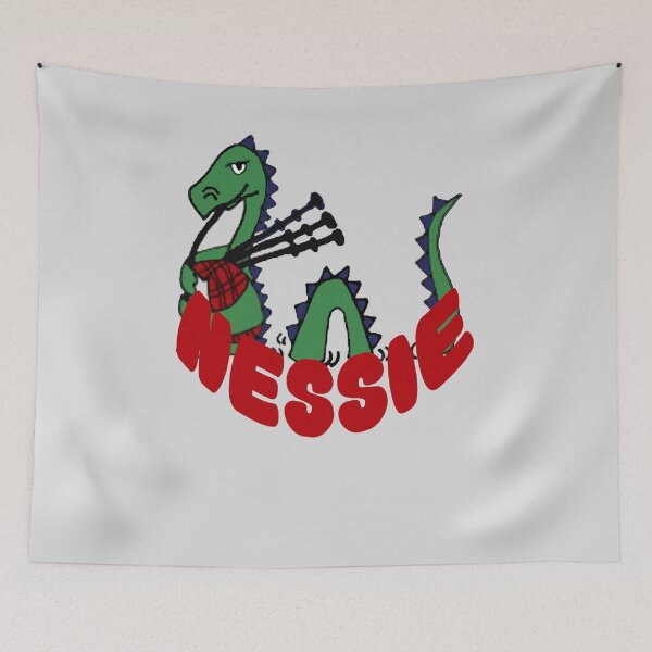 Item preview, Funny Loch Ness Monster Nessie Cryptid Scottish Lake Bagpipe Scotland Souvenir Gift designed and sold by TopTeeShop.