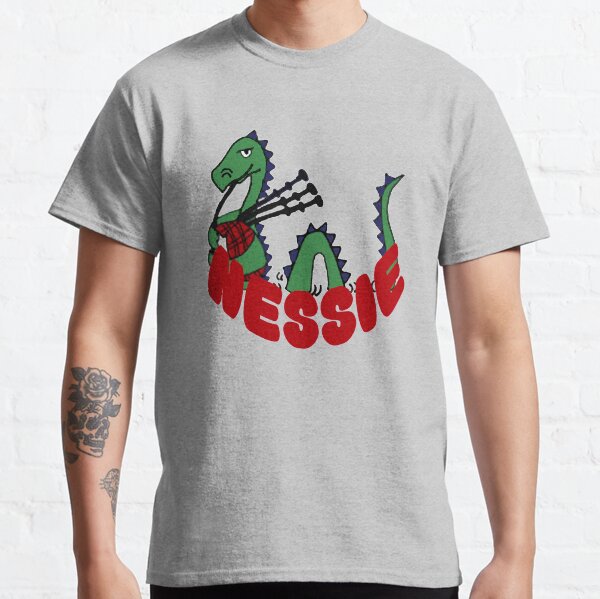 Item preview, Funny Loch Ness Monster Nessie Cryptid Scottish Lake Bagpipe Scotland Souvenir Gift designed and sold by TopTeeShop.