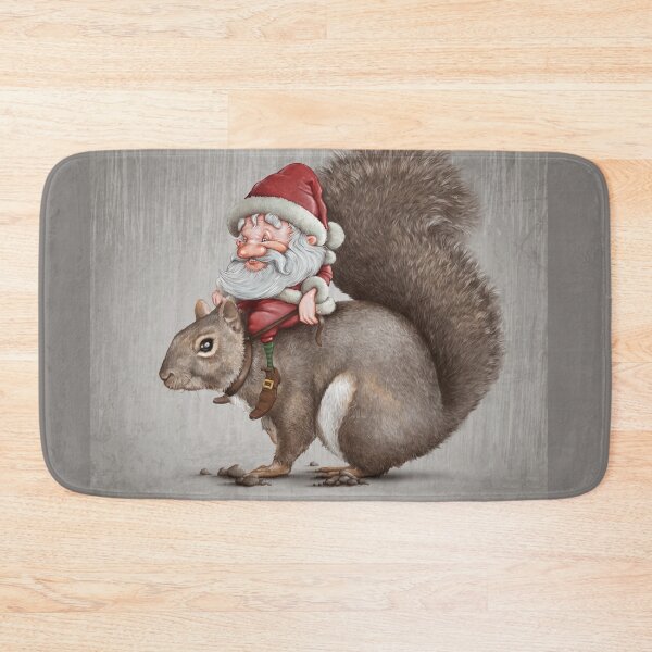 Item preview, Tiny Santa with her friend squirrel! designed and sold by jordygraph.