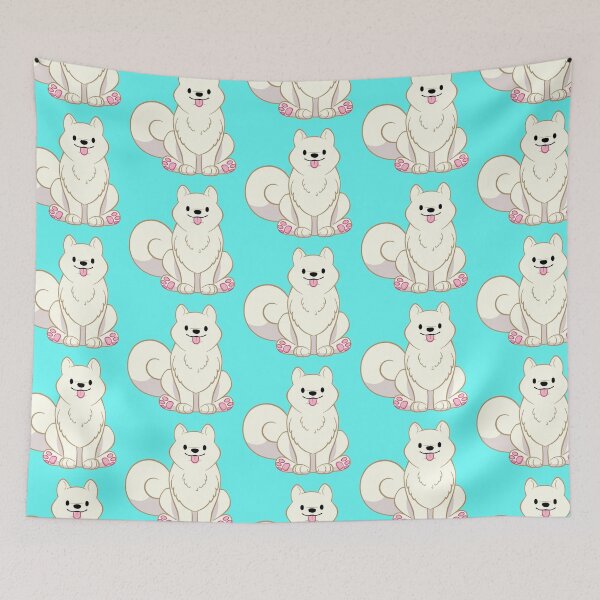 Item preview, Samoyed Sebastian - Blue designed and sold by Raptor Goes RAWR! (RadiantGlyph).