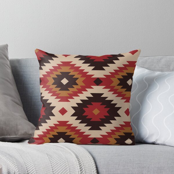 Aperçu de l'œuvre Navajo rouge et moutarde créée et vendue par hellcom.