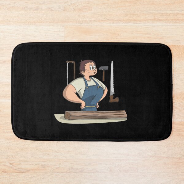 Item preview, Carpenter at workbench designed and sold by Monkey Ful.
